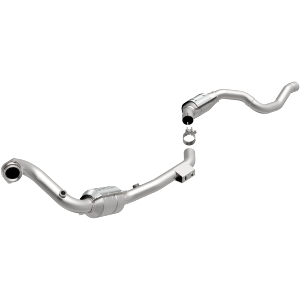 MagnaFlow direct-fit catalytic converter fits 1999-2002 Merc ML430 passenger side 4.3L passenger side stainless steel CARB compliant 447277