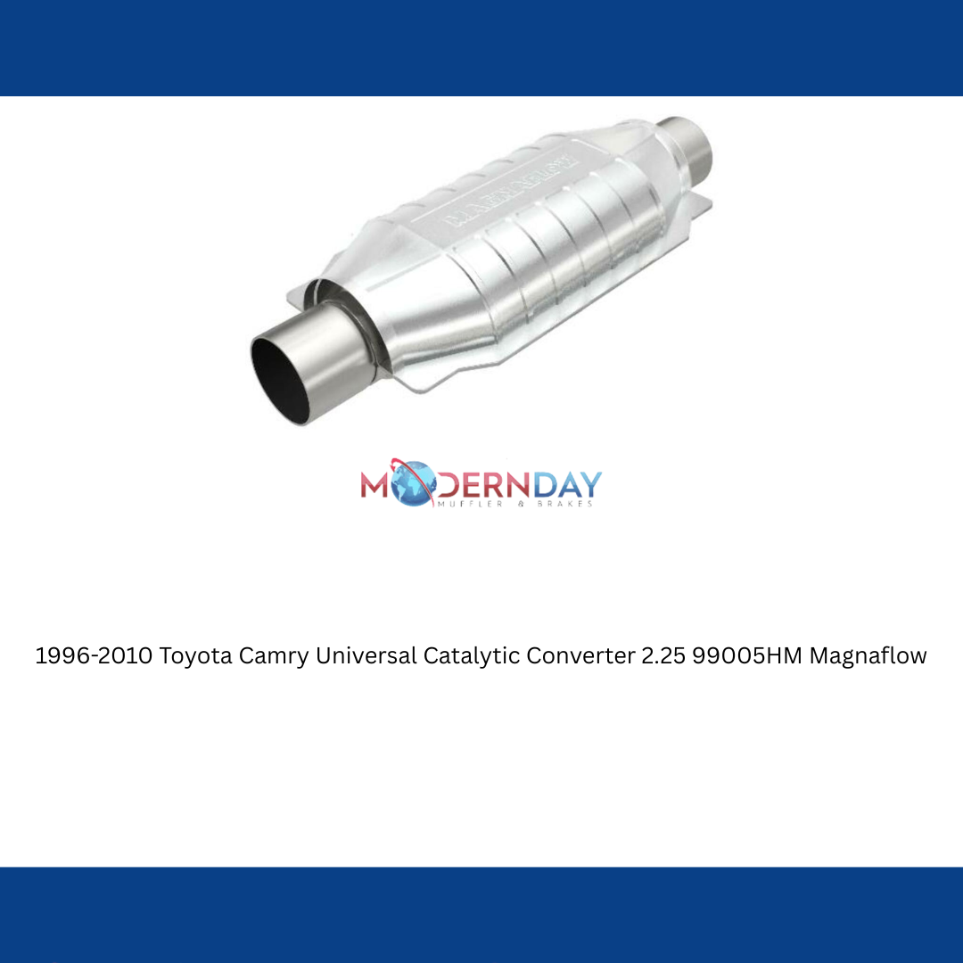 MagnaFlow universal catalytic converter 2.25 inch inlet/outlet stainless steel Federal EPA compliant OBDII 99005h