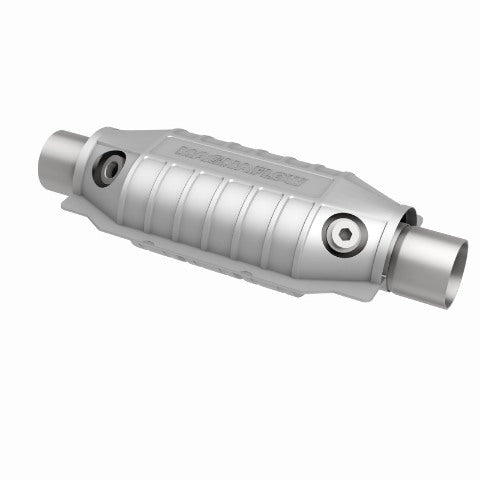 MagnaFlow universal catalytic converter 2.5 inch inlet/outlet stainless steel Federal EPA compliant OBDII 99066h