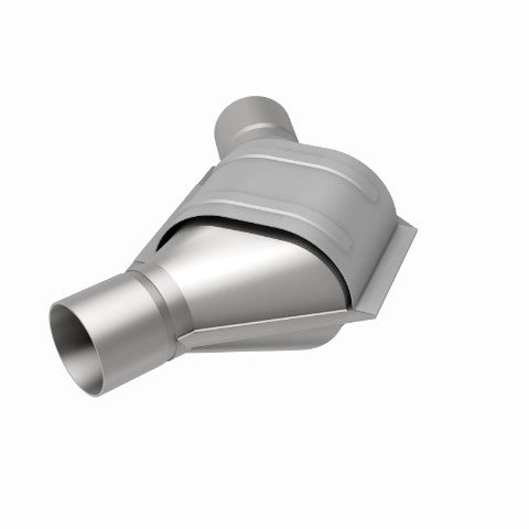 MagnaFlow universal catalytic converter 2.25 inch inlet/outlet stainless steel Federal EPA compliant OBDII 99185h