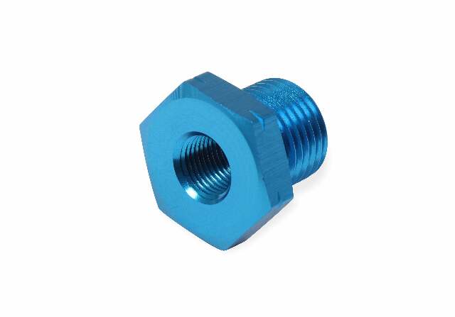 Earl's GM LS Oil Pressure Gauge Adapter Fittings - 9919AUJERL AN fitting
