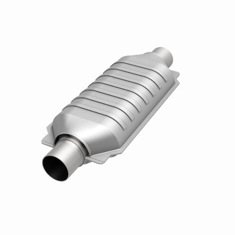 MagnaFlow universal catalytic converter 2.5 inch inlet/outlet stainless steel Federal EPA compliant OBDII 99506h