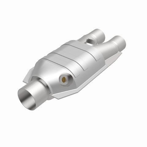 MagnaFlow universal catalytic converter 2.5 inch inlet/outlet stainless steel Federal EPA compliant OBDII 99667h