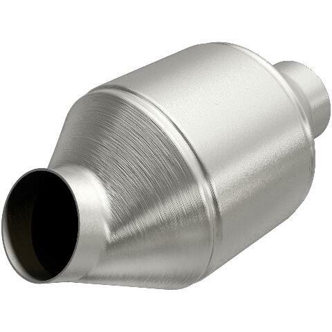 MagnaFlow universal catalytic converter 5 inch inlet 2.5 inch outlet stainless steel Federal EPA compliant OBDII 99776h