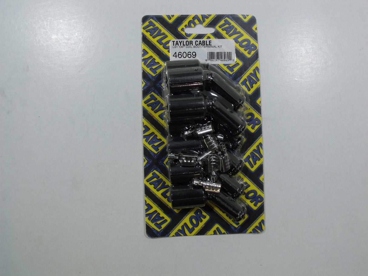 Spark Plug Wire Connector 7 - 10.4mm 135? 8 Black 46069