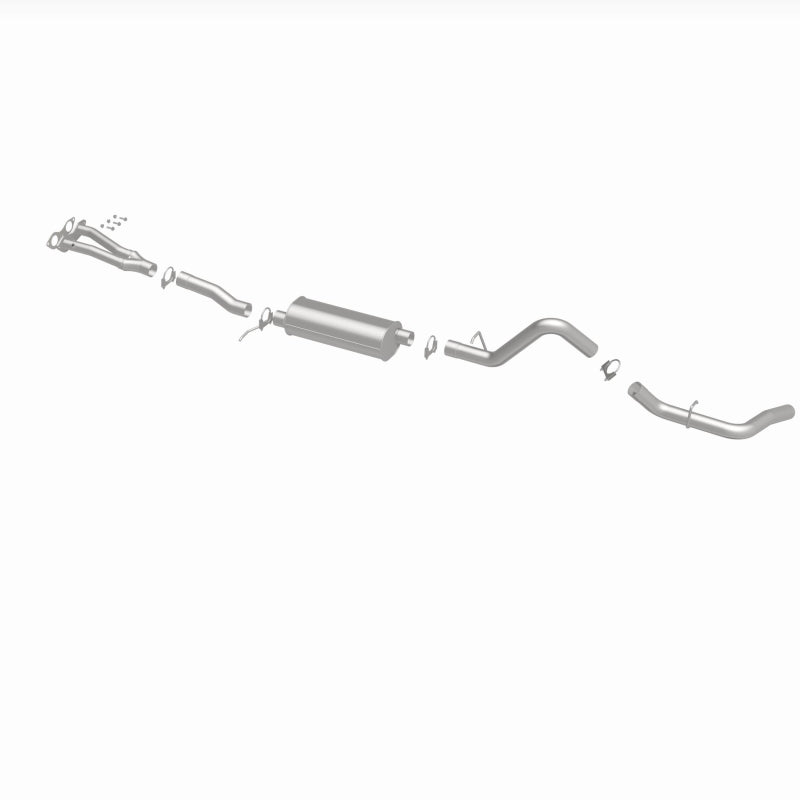 Fits 1996-1999 Chevy C1500 Suburban Direct-Fit Replacement Exhaust 106-0473 steel