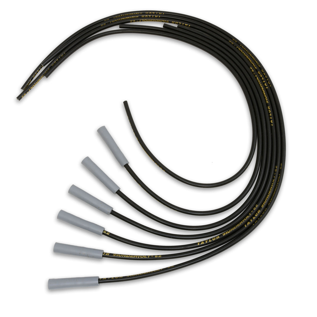 Spark Plug Wire Set Universal 8.2mm Silicone Thundervolt 180? 40 ohm/ft 83045