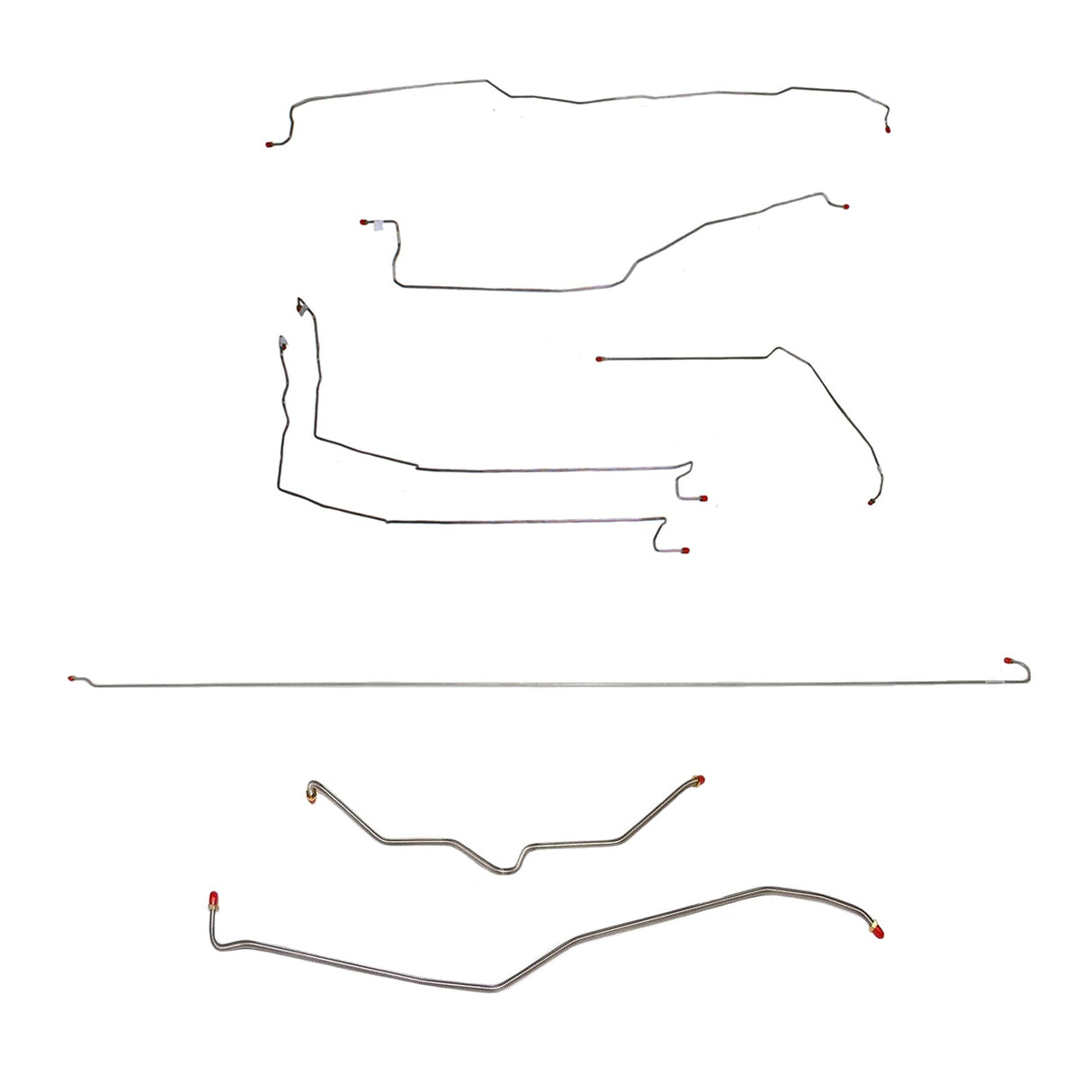 2001-07 Chevrolet Silverado 2500 HD Complete Brake Line Kit Ext Cab/Long Bed CBK0099OM