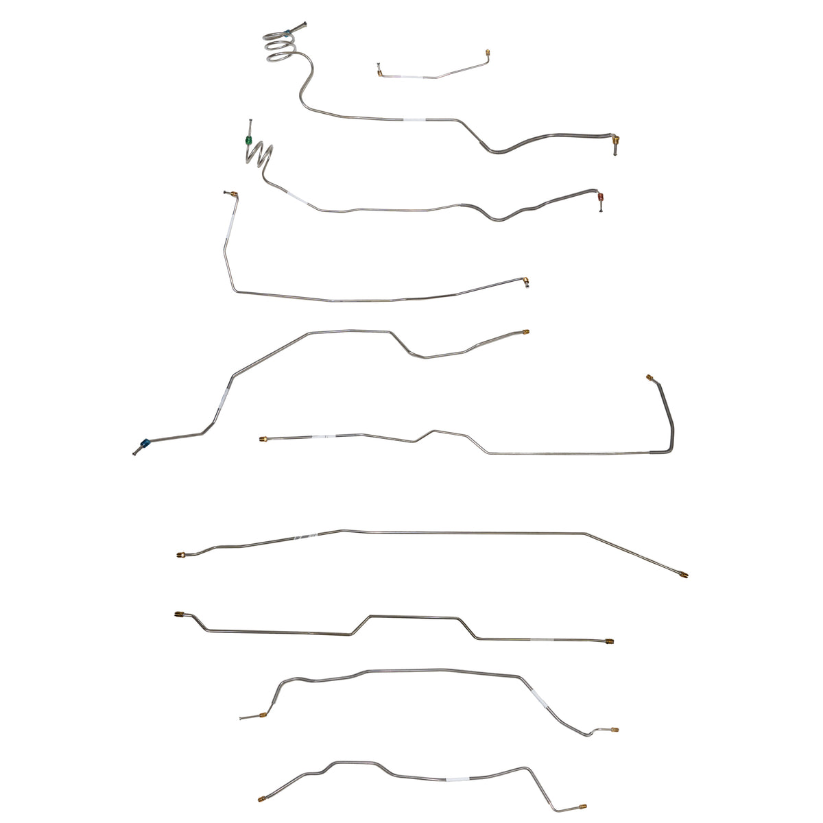 Complete Brake Line Kit for 1973-1979 Chevy C-10 w/ Single Cab and ; ABS short bed stainless steel