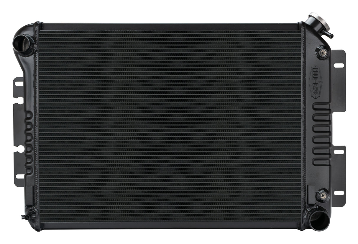 67-69 Camaro Nova Firebird Automatic Performance Radiator Black Night Rider