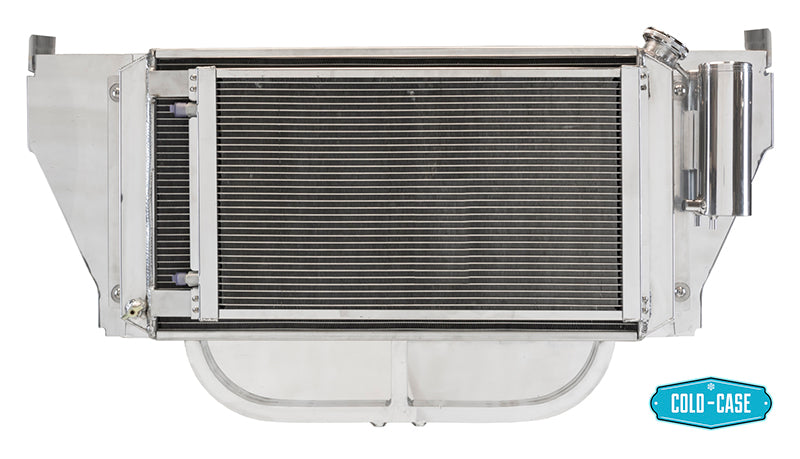 55 Chevy LS Swap Radiator Support Kit w/AC radiator 2 row aluminum