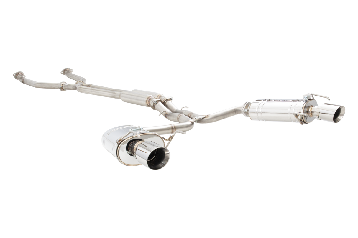 XFORCE Exhaust ES-LIS350-CBS for Lexus IS250 2006-2013 Dual Cat-Back Exhaust System