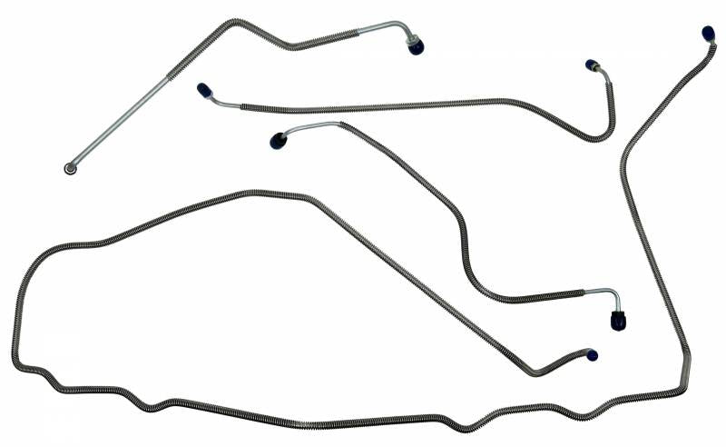 1974 Chevrolet Corvette Complete Brake Line Set Manual Brakes CBL915