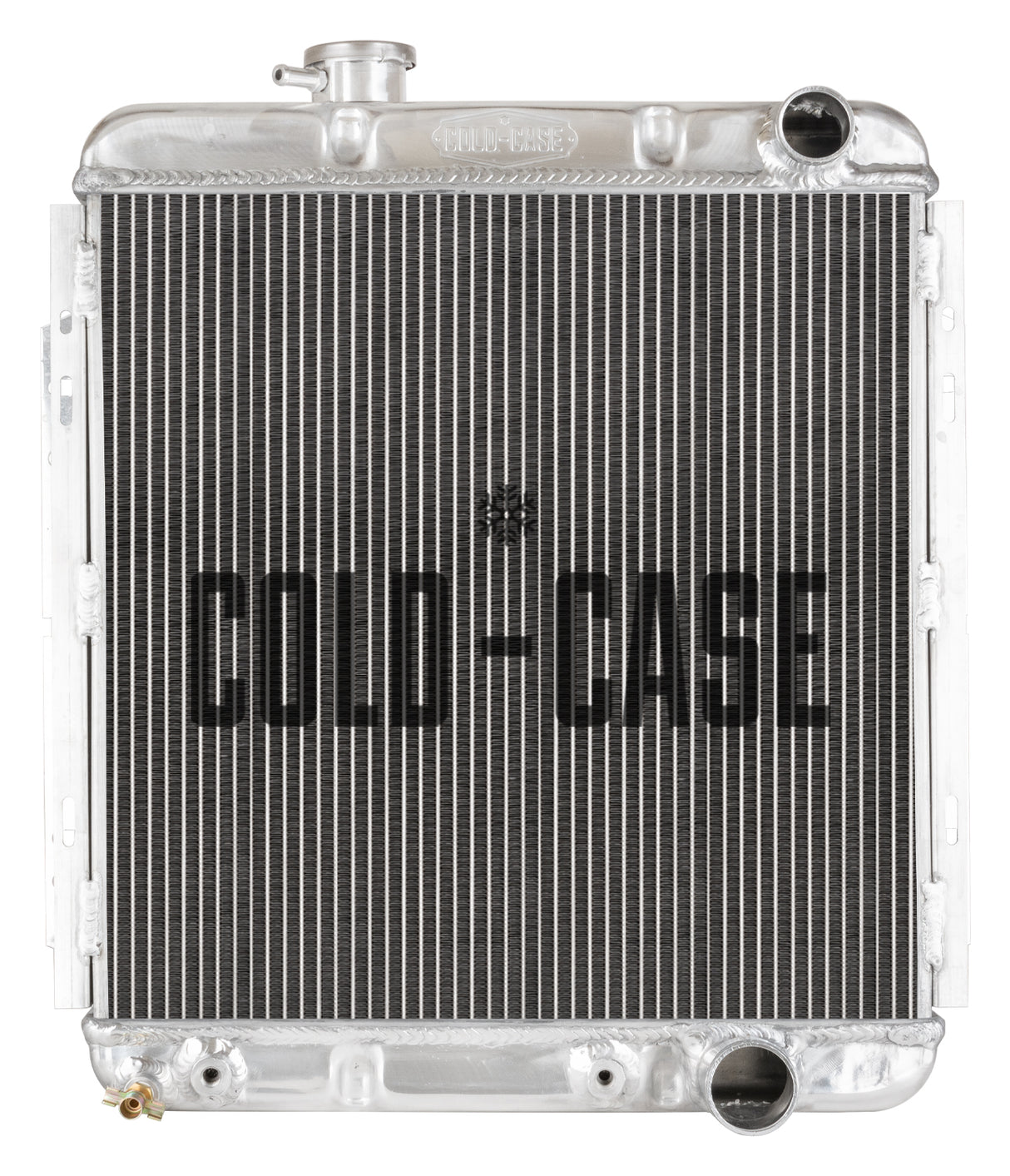 65-66 Ford Mustang 289 Aluminum Performance Radiator AT radiator 2 row aluminum polished