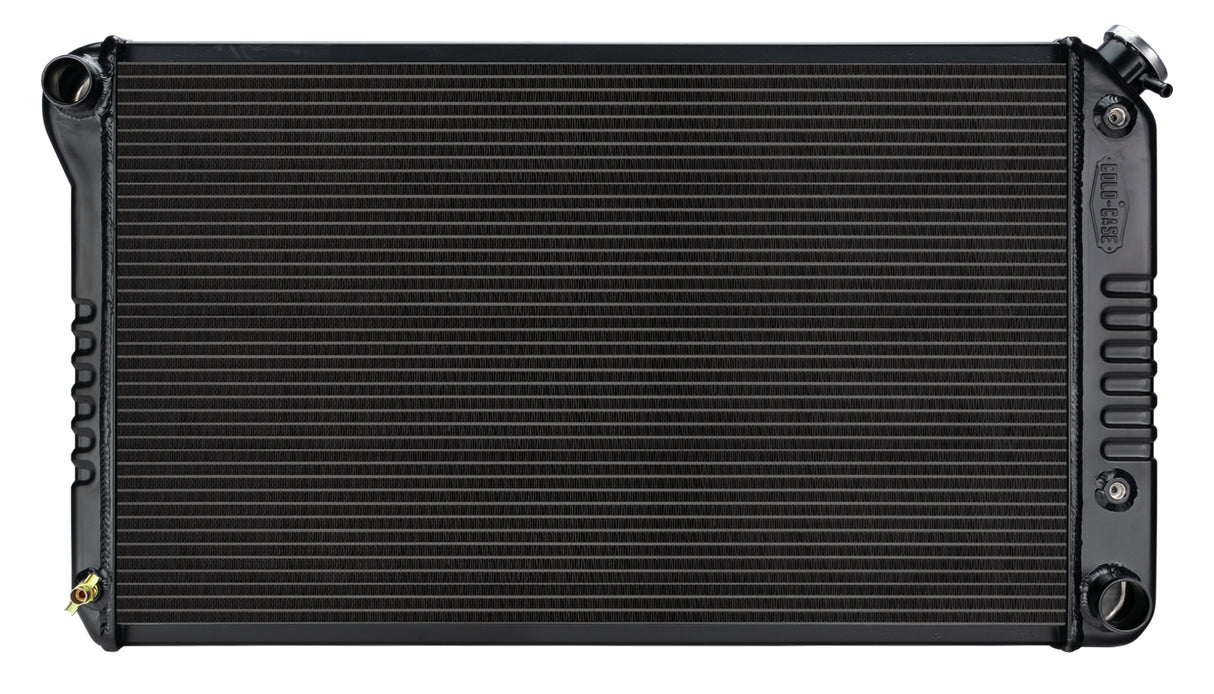 68-77 GM A Body Aluminum Radiator Automatic Black Night Rider Series for 1968-1977