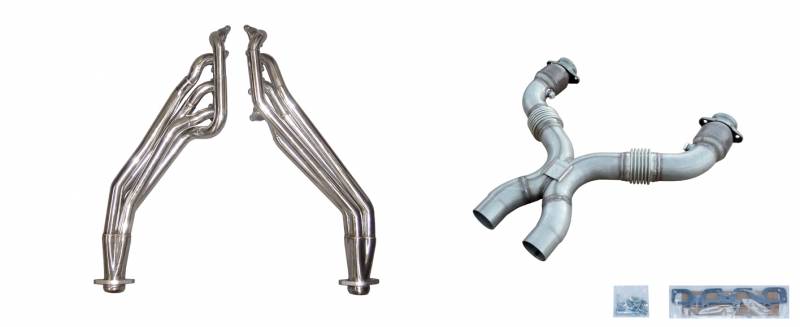 Pypes X-pipe exhaust system fits 2011-2014 Ford Mustang 304 stainless steel mandrel bent HDR76SK