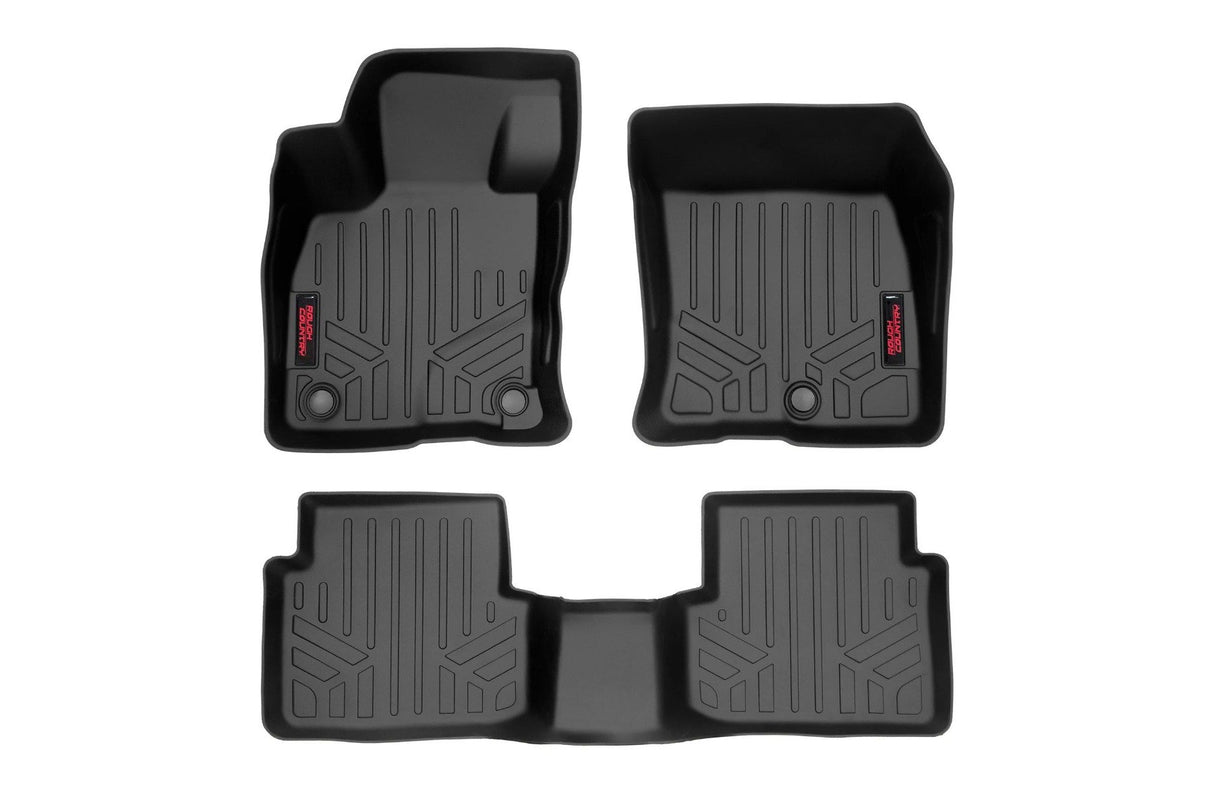 Fits Ford Bronco Sport 4WD (2021-2024) Floor Mats; FR & RR; M-51323