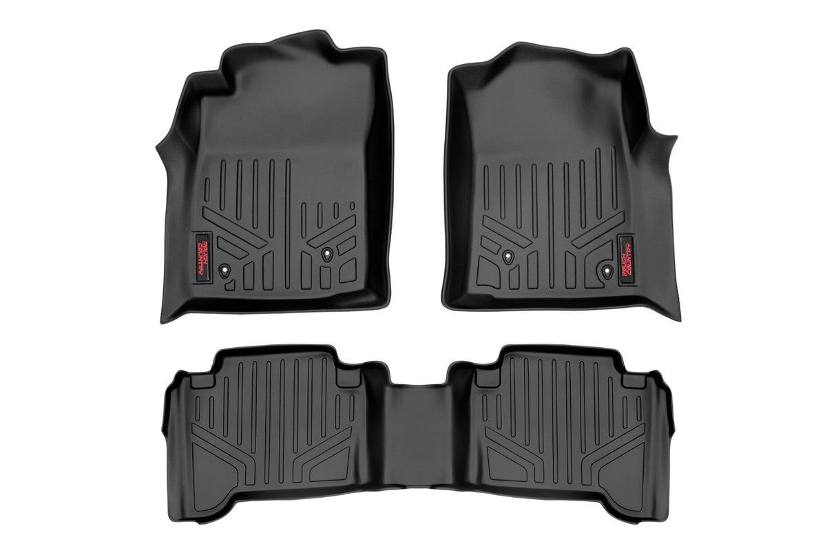 Fits Toyota Tacoma 2WD/4WD (2005-2011) Floor Mats; Front and Rear; M-75113