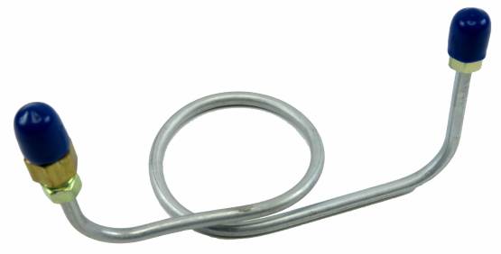 1964-1965 Ford Mustang Complete Brake Line Kit Manual Drums 6 Cylinder Steel MBLK04