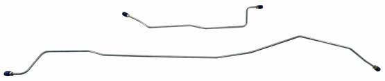 1964-1965 Ford Mustang Complete Brake Line Kit Manual Drums 6 Cylinder Steel MBLK04