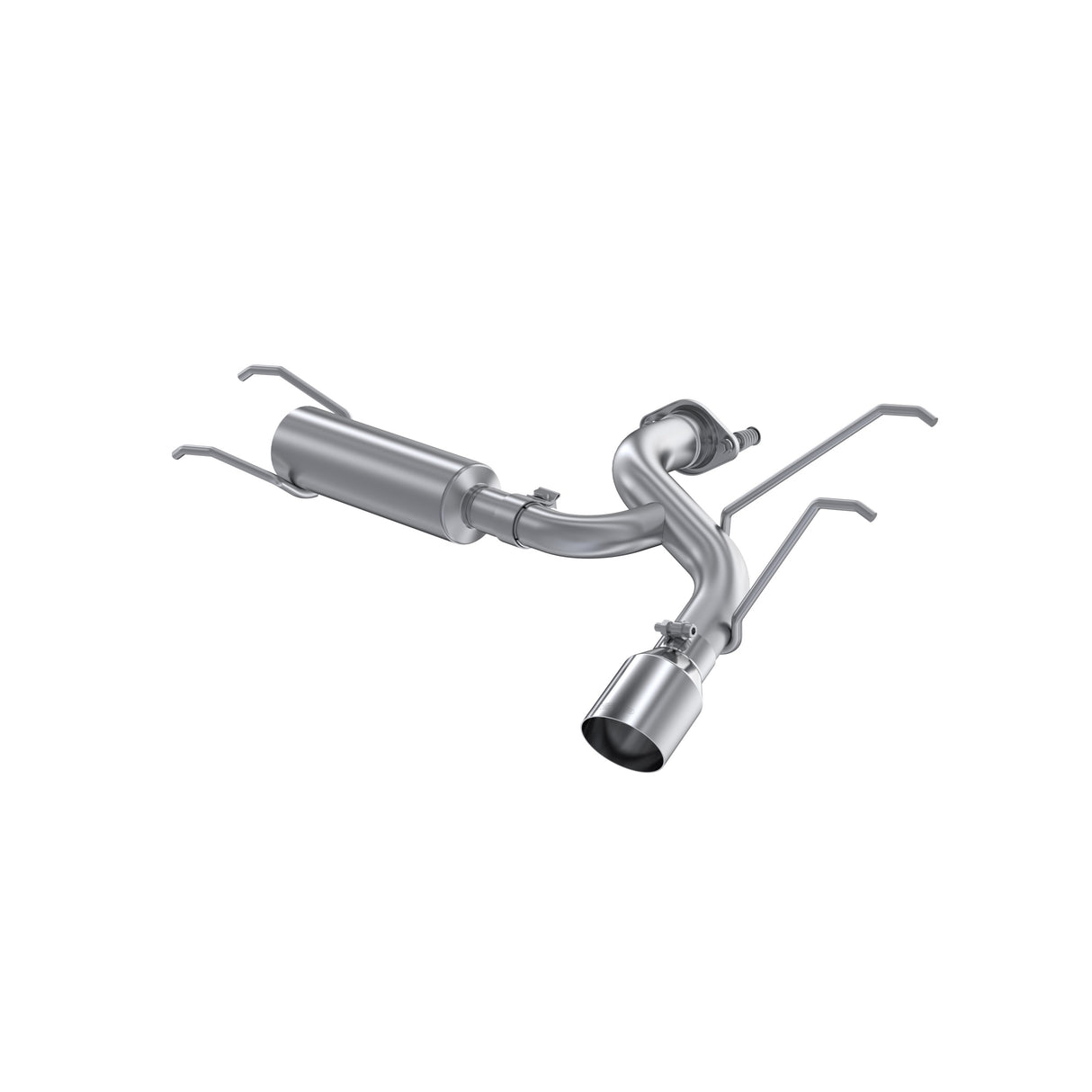 MBRP axle-back exhaust system 2.5 inch single rear exit aluminized steel