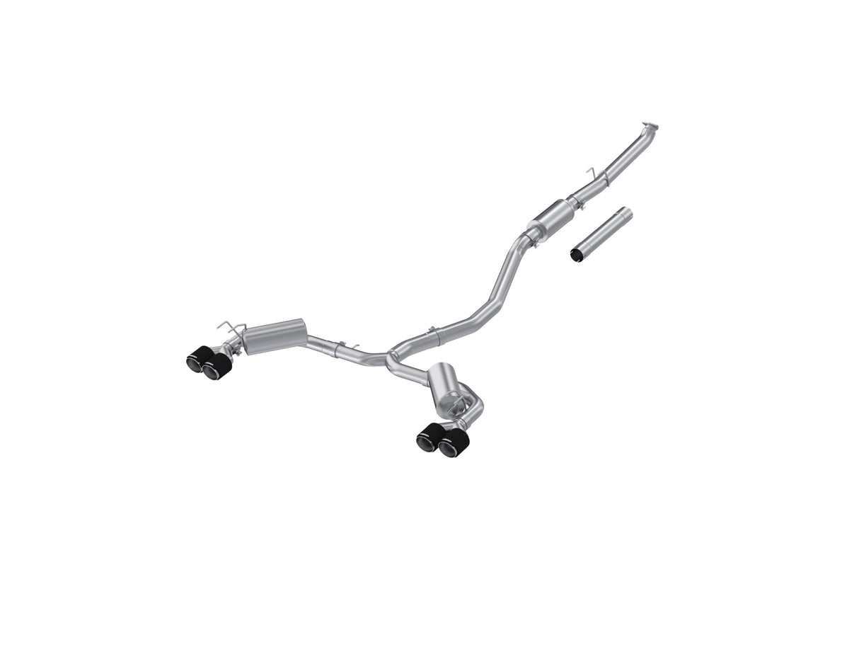 MBRP cat-back exhaust system fits 2022-2024 Honda 2.5 inch dual split rear exit Armor Pro Series T304 stainless steel S49063CF