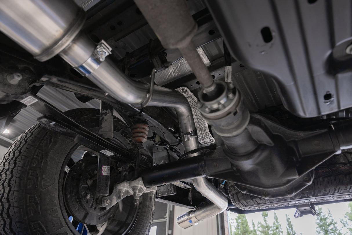 MBRP cat-back exhaust system fits Ford Ranger 3 inch single side exit aluminized steel