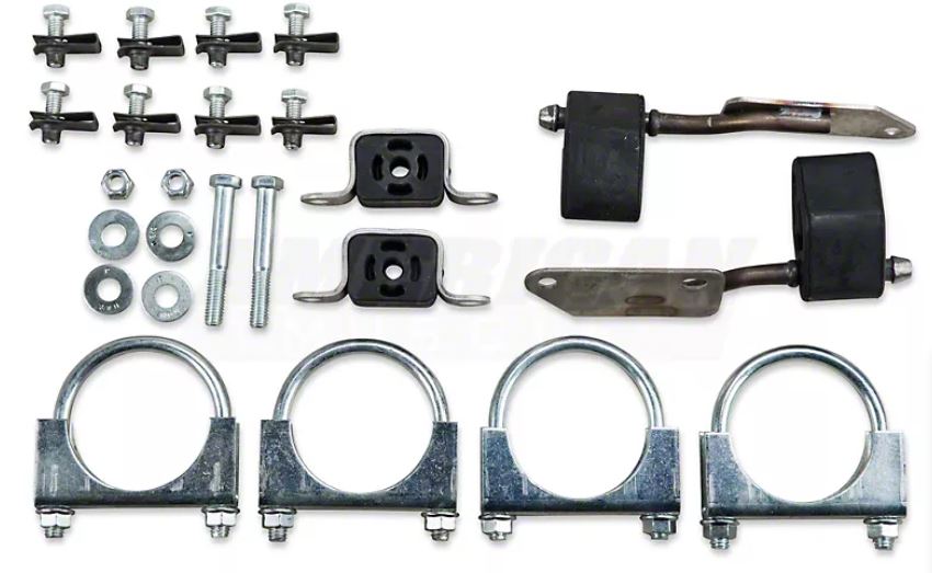Pypes cat-back exhaust system fits 1998-2004 Ford Mustang 2.5 inch split rear exit dual exit 304 stainless steel mandrel bent SFM50