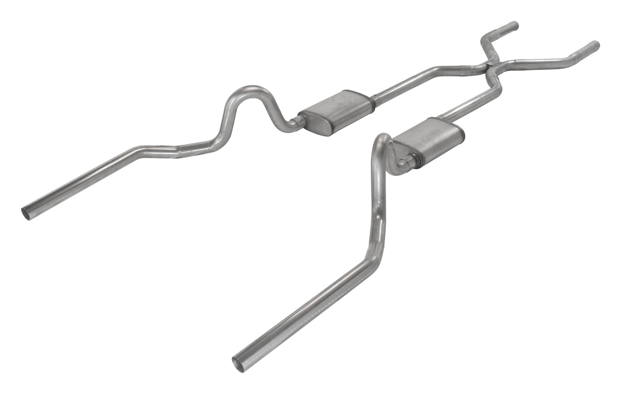 Pypes Violator exhaust system fits 1970-1971 A-Body 3 inch dual exit 304 stainless steel mandrel bent SGA43R