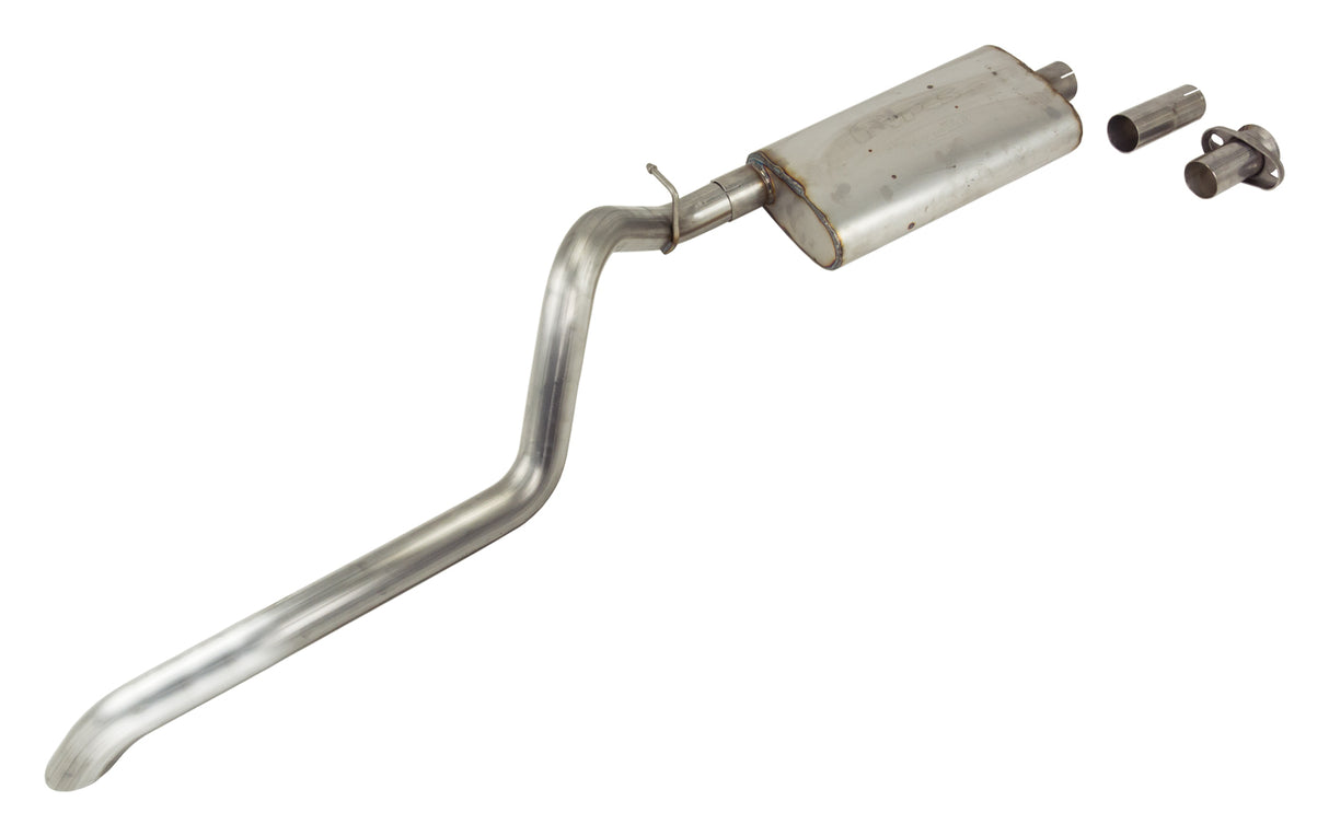 Pypes cat-back exhaust system 2.5 inch single exit 304 stainless steel mandrel bent