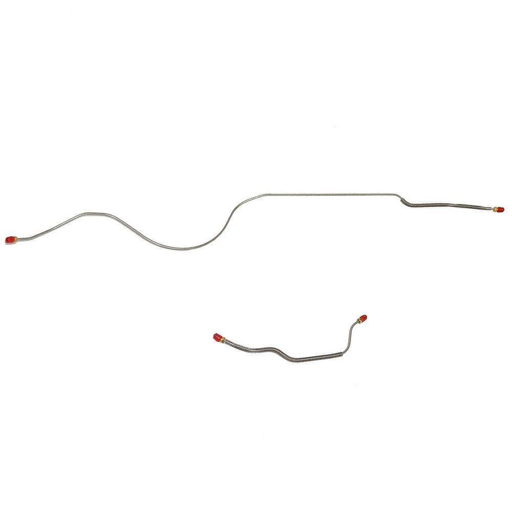 1957 Ford Thunderbird Complete Brake Line Kit Power Brakes Steel 7 Pieces SCK5702OM