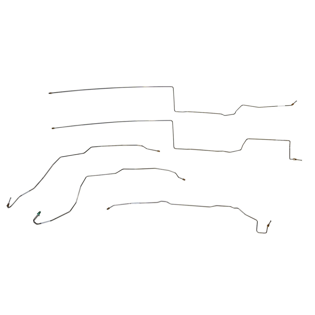 Brake Line Set for 2014-2017 Jeep Cherokee, , Intermediate 4WD stainless steel