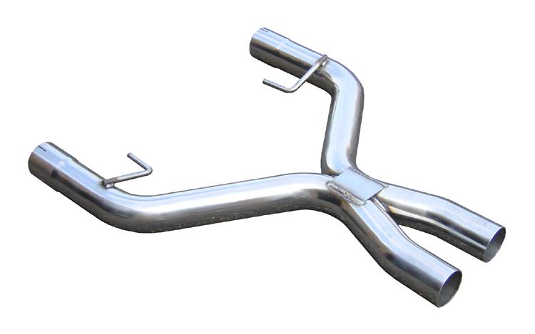 Pypes X-pipe exhaust system fits 2005-2010 Ford Mustang 304 stainless steel mandrel bent XFM43