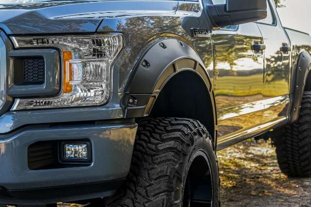 Fits Ford F-150 2&4WD (2015-2020) Fender Flares Defender H5 Caribou A-F11811-H5
