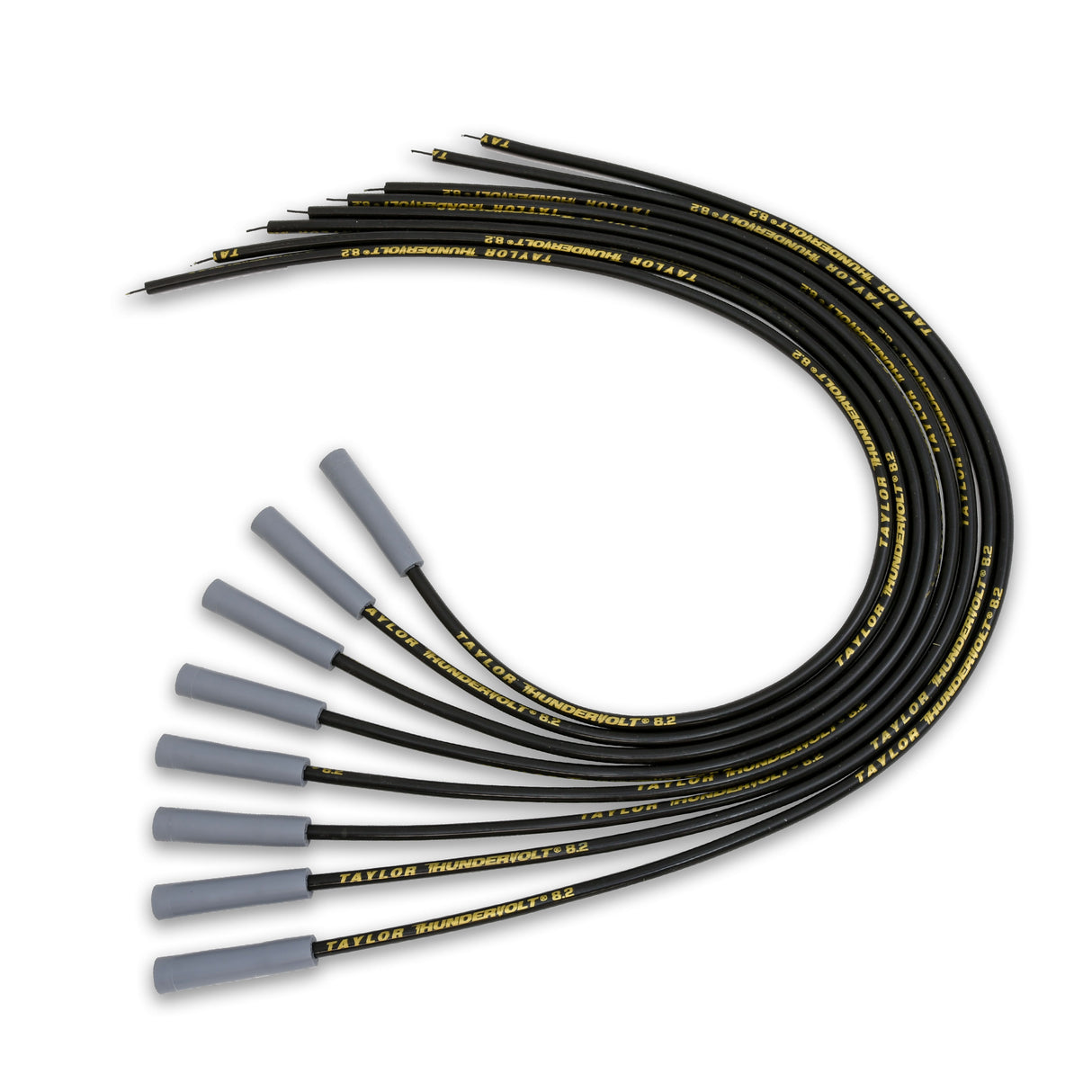 Spark Plug Wire Set Universal 8.2mm Silicone Thundervolt 180? 40 ohm/ft 83065