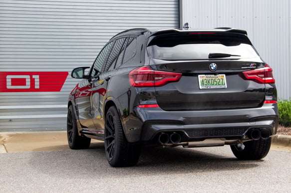 Free Flow Axle-Back Exhaust for 2020-2025 BMW X3M/X4M D660-0086-BLK BMW performance