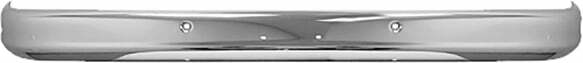 1963-1966 Chevrolet Trucks & Suburban; Front Bumper-Chrome steel chrome A5001-63