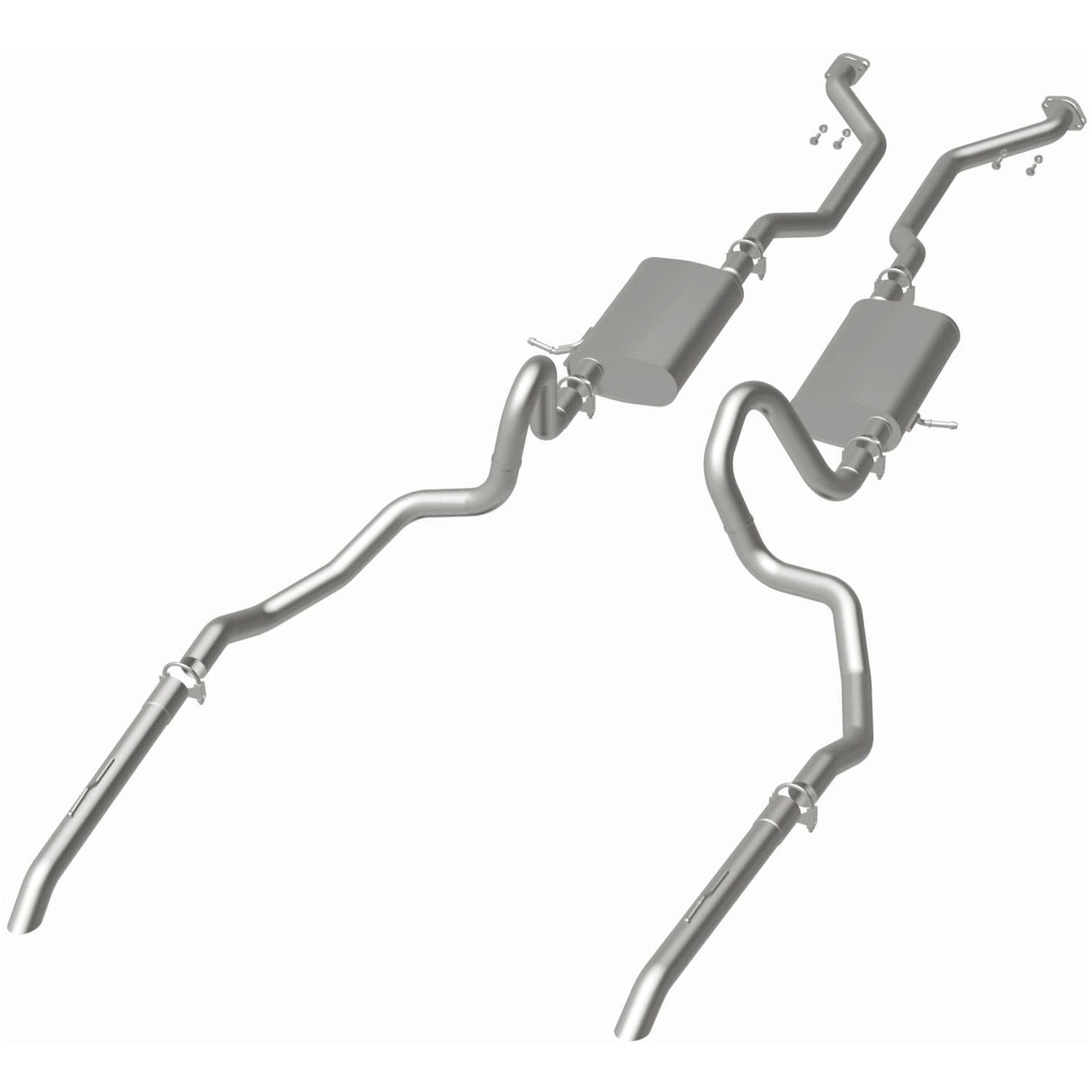 2003-2011 Ford Crown Victoria Direct-Fit Replacement Exhaust System 106-0618 aluminized steel