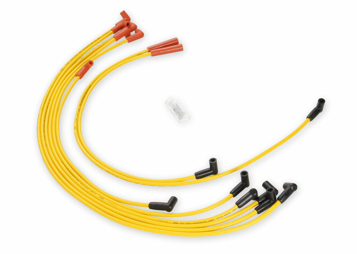 Super Stock Spark Plug Wire Set for 1980-1985 Chevy Silverado V8 yellow 8mm