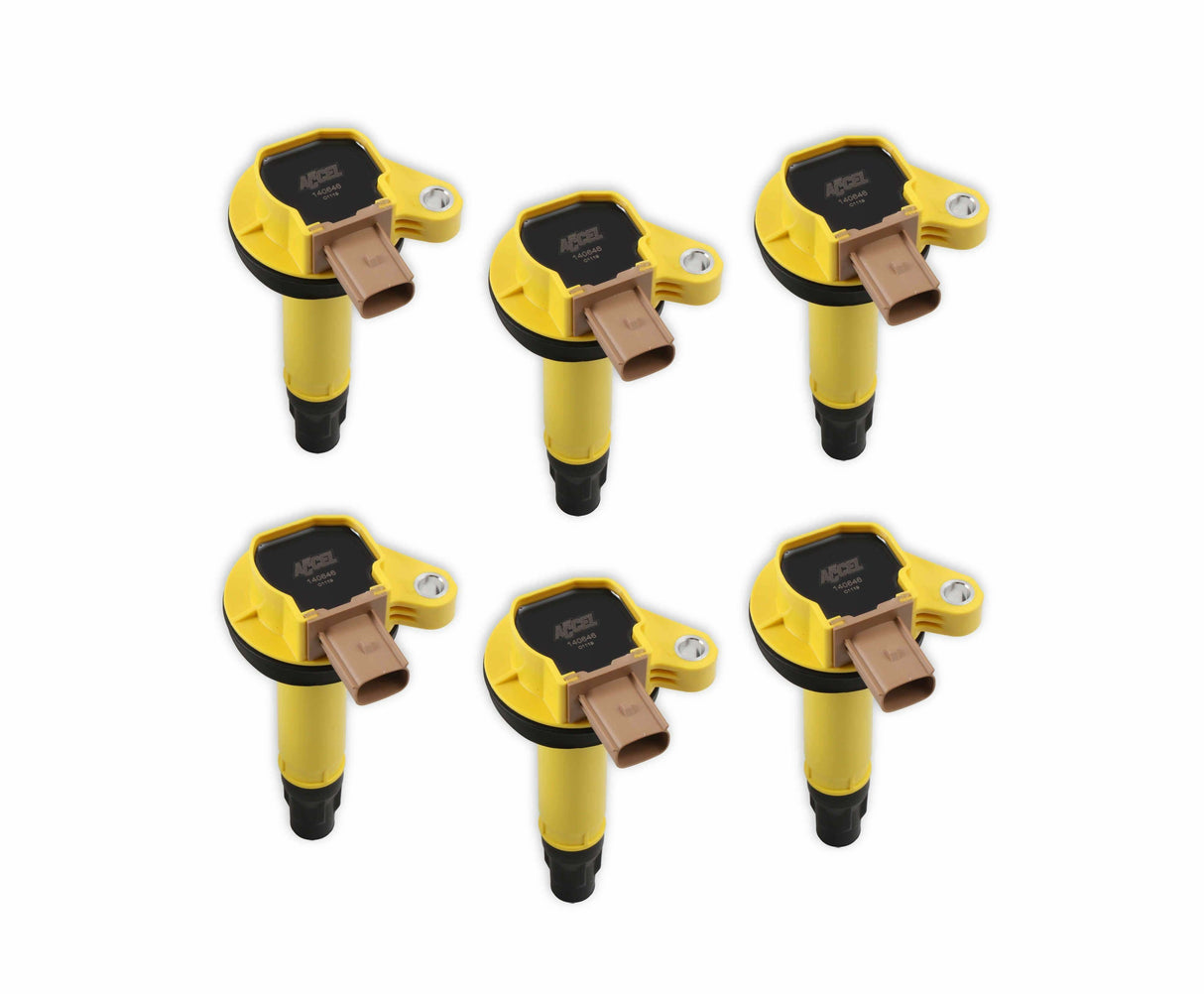 Ignition Coil for 2010-2016 Ford F-150 V6 blue yellow