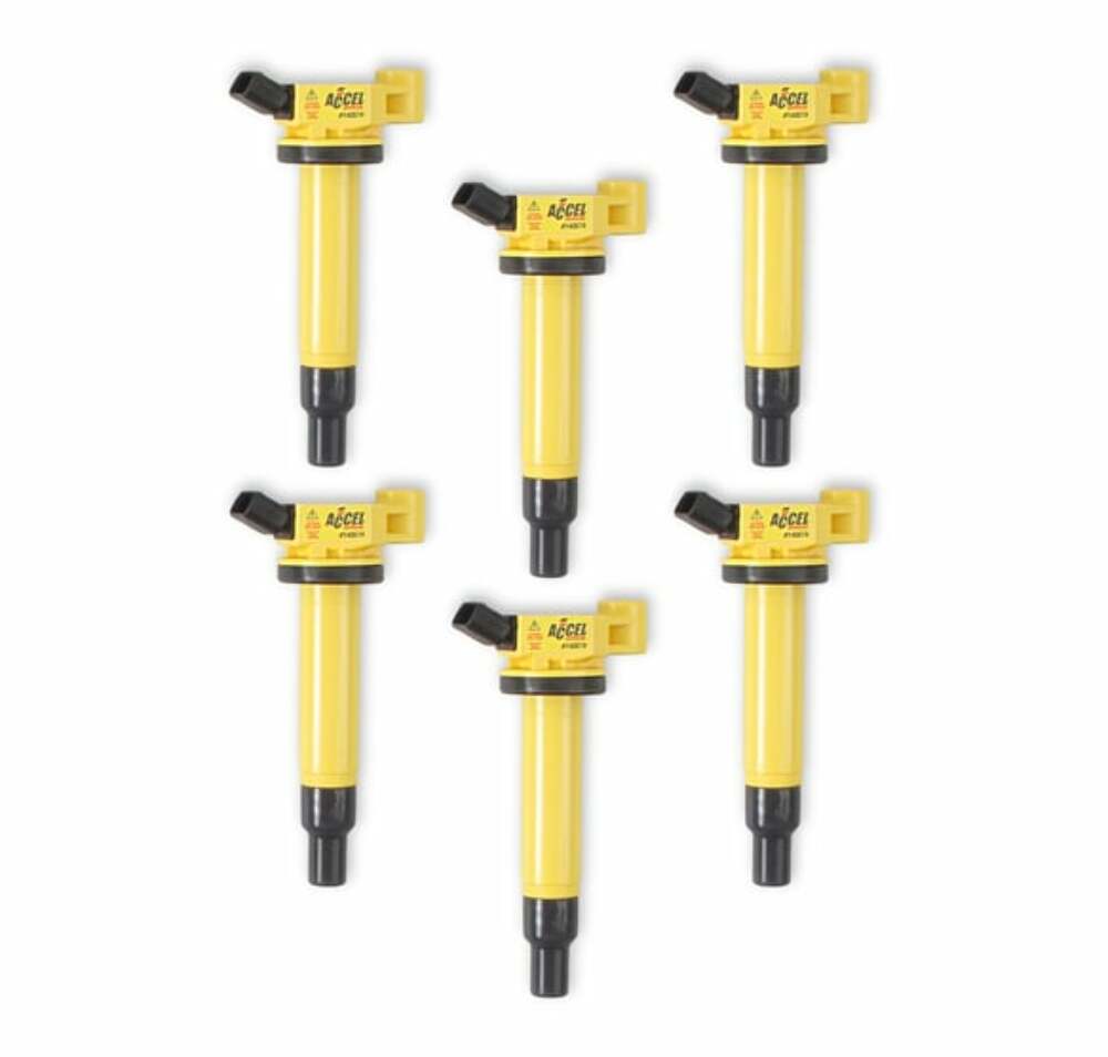 Ignition Coil for 2001-2003 Toyota V6 yellow