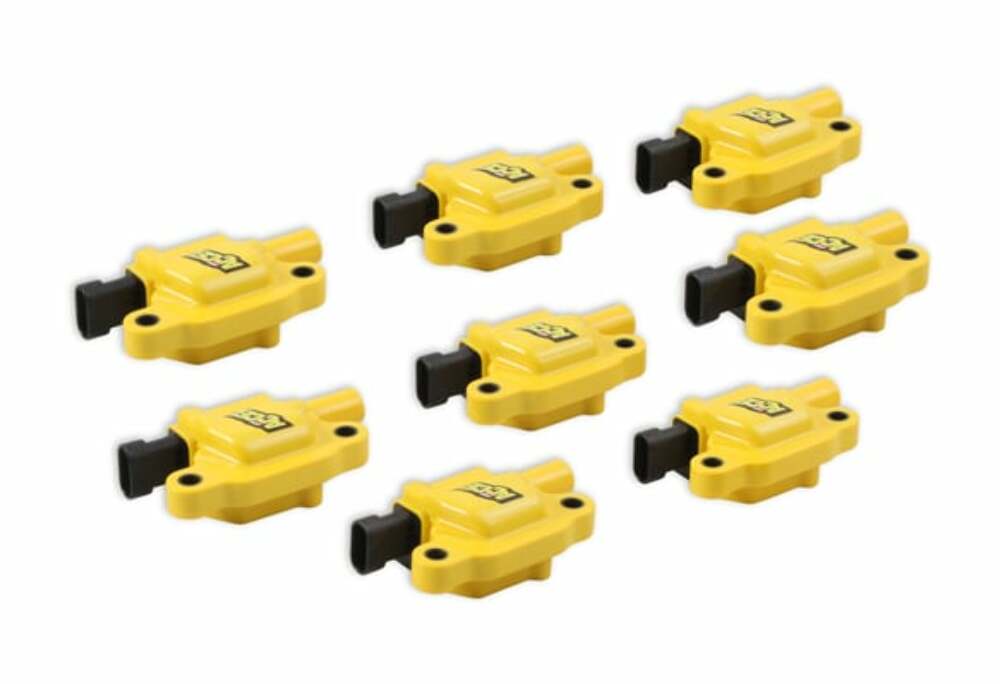 Ignition Coil for 2009-2011 Chevy Silverado V8 yellow