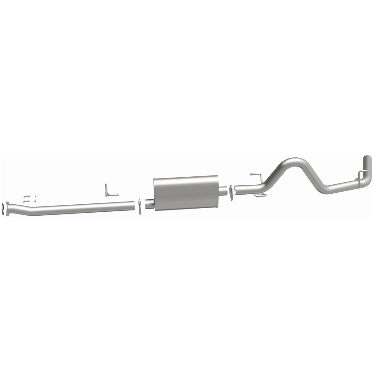 2013-2017 Toyota Tacoma Direct-Fit Replacement Exhaust System 106-0275 aluminized steel