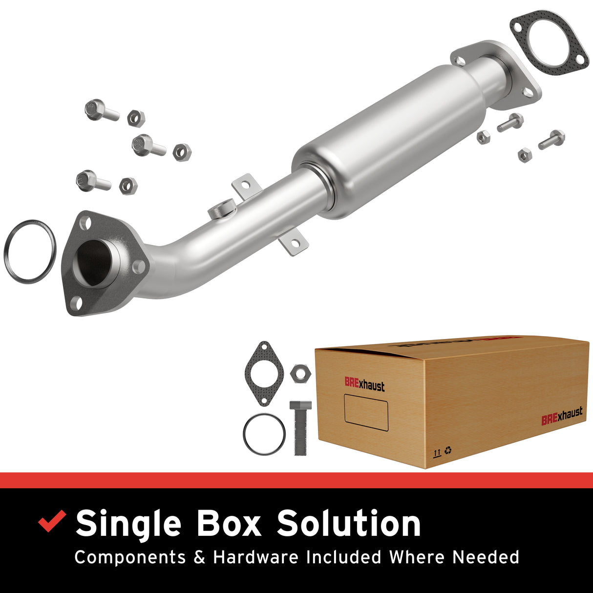 1998-2004 Nissan Pathfinder Direct-Fit Front Pipe Kit 107-0040 stainless steel