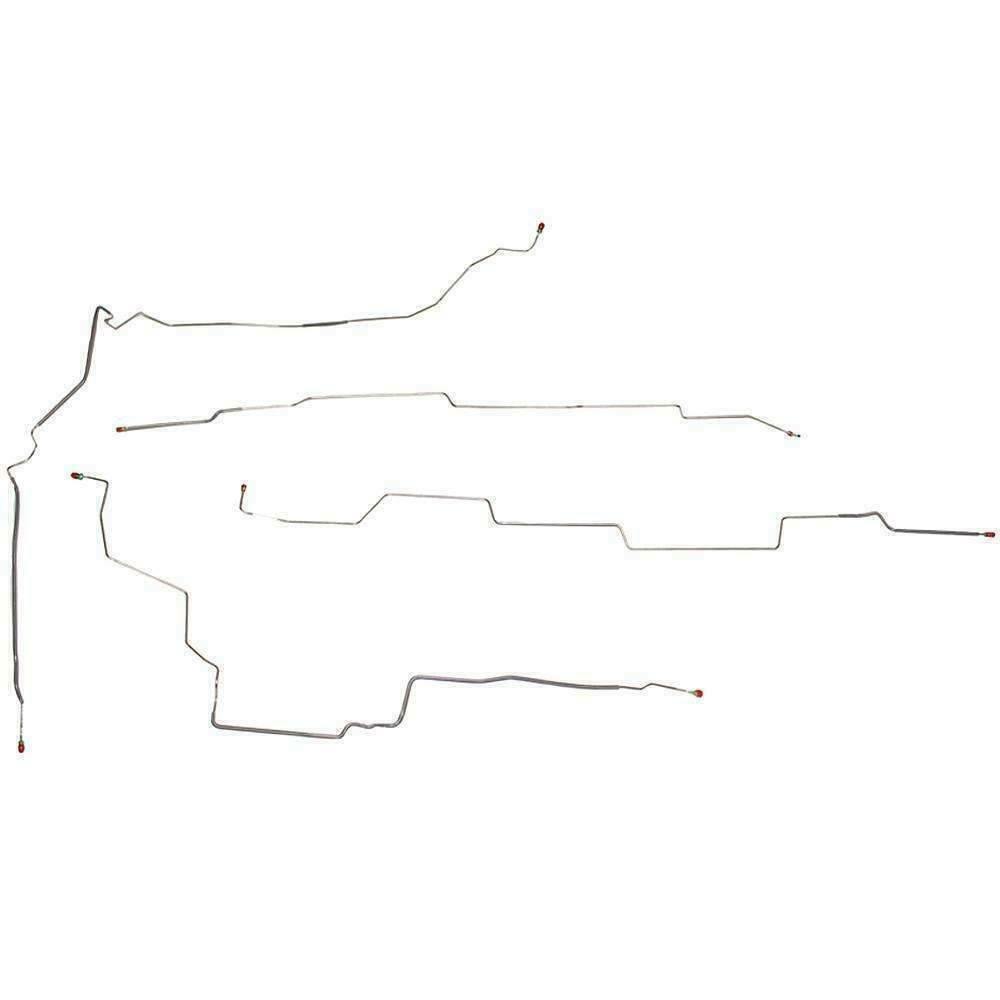 Intermediate Brake Line Kit for 2002-2005 Buick Rendezvous AWABS ABS disc brakes steel