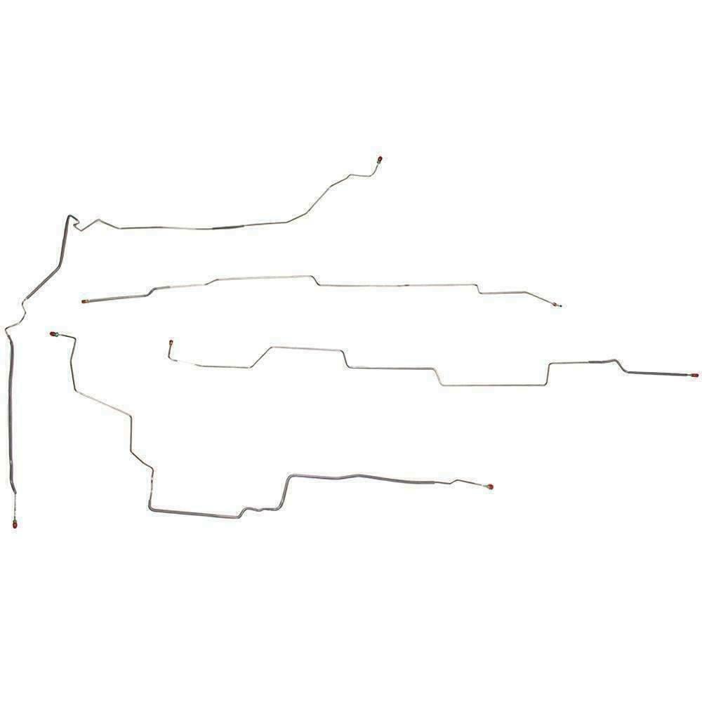 Intermediate Brake Line Kit for 2002-2005 Buick Rendezvous AWD AWABS ABS disc brakes stainless steel