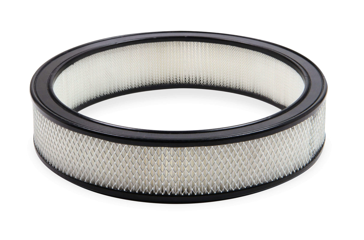 Hooker performance muffler black filter-14x3-white-paper-element-black-ring-120-178
