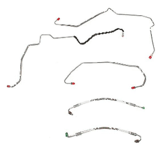 Front Brake Line Kit for 00-07 Chevy Monte Carlo AWABS stainless steel