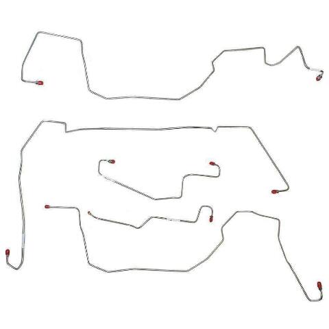 Front Brake Line Kit for 05-06 Pontiac GTO AWABS stainless steel