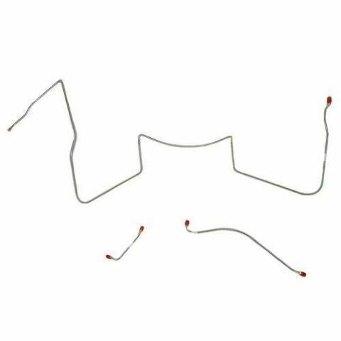 Front Brake Line Kit for 64-65 Pontiac Lemans drum brakes stainless steel